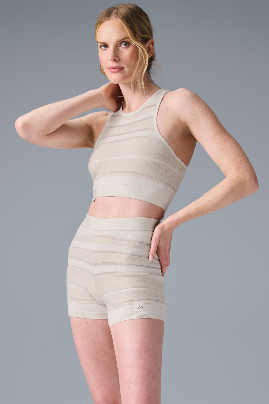 Sport Play Knit Bra - Ivory/Alabaster — photo 3