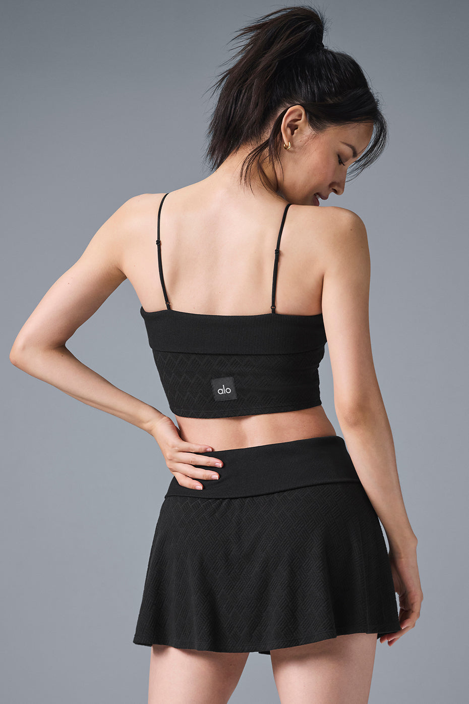 Doubles Only Bra Tank - Black — photo 3
