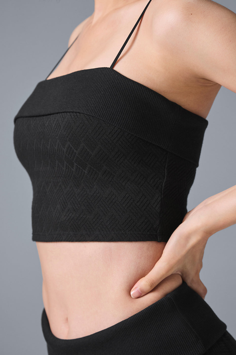 Doubles Only Bra Tank - Black — photo 2