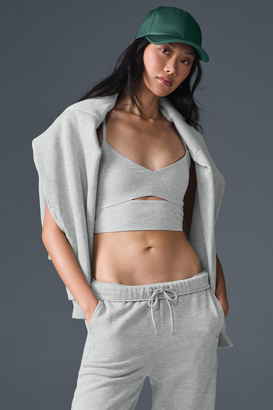 Alosoft Highlight Bra - Athletic Heather Grey — photo 5