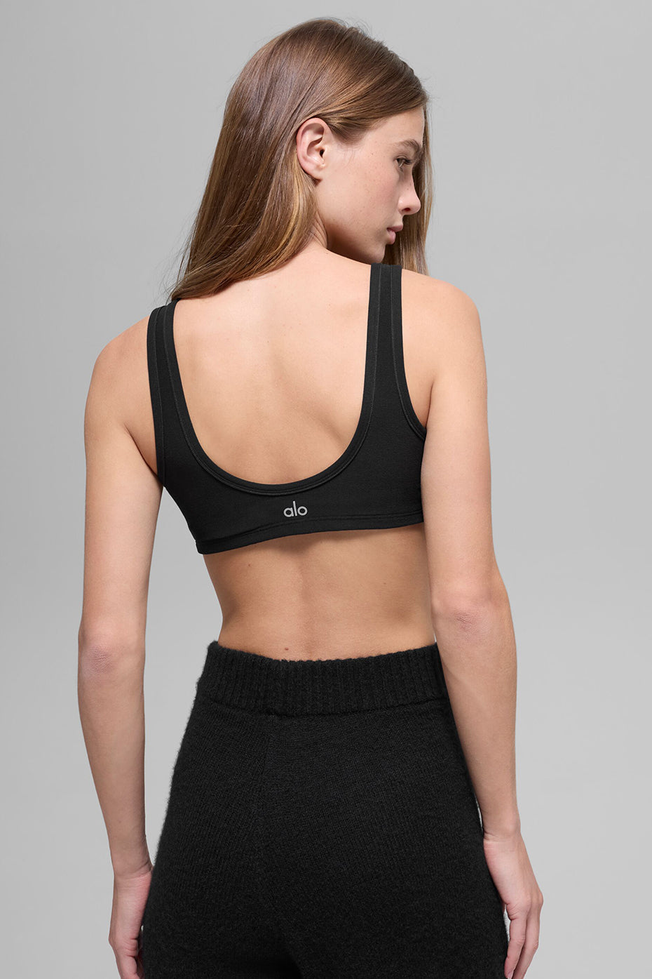 Alosoft Center Stage Bra - Black — photo 2