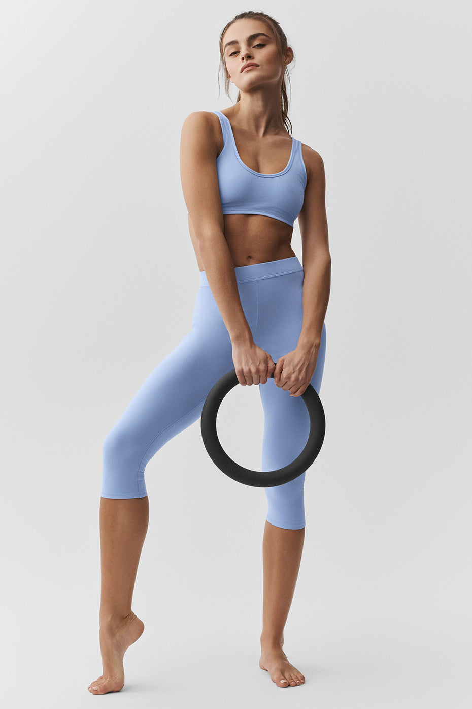 Alosoft Center Stage Bra - Light Provence Blue — photo 5