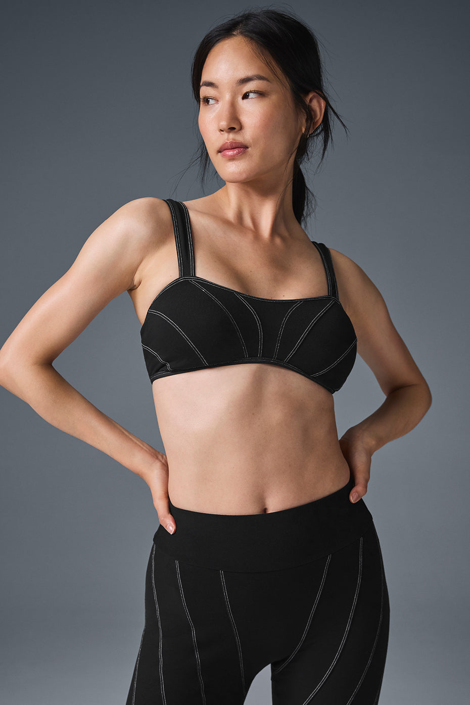 Alosoft Sunray Bra - Black/White — photo 2