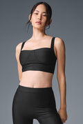 Airlift Turn It Up Bra Tank - Black — photo 1