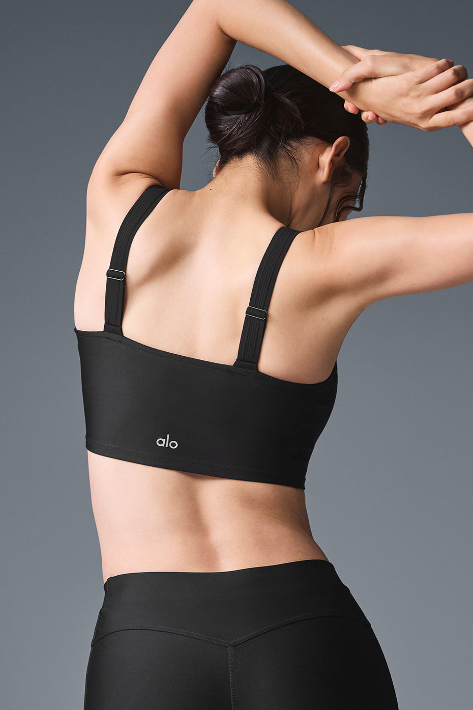 Airlift Turn It Up Bra Tank - Black — photo 3