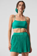 Micro Plisse Game On Bra - Spruce Green — photo 1