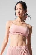 Micro Plisse Game On Bra - Pink Quartz — photo 1