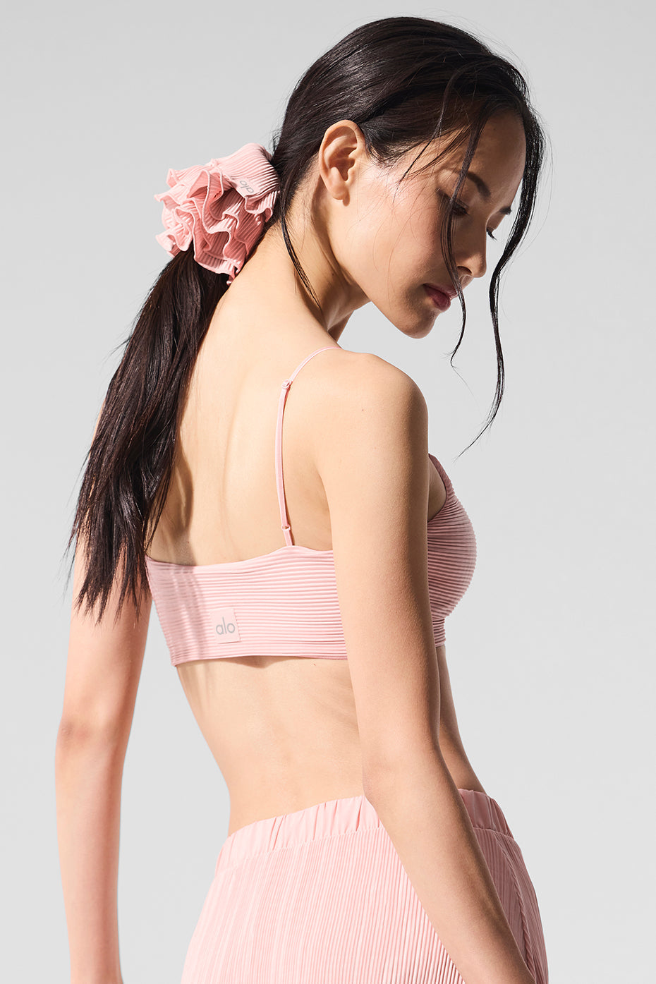 Micro Plisse Game On Bra - Pink Quartz — photo 3