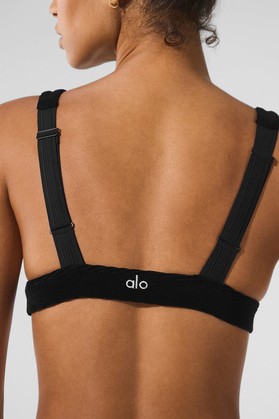 Micro Corduroy Dreamer Bra - Black — photo 4