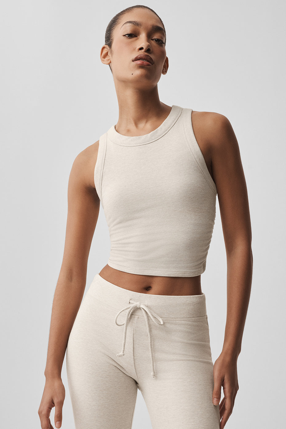 Sway Bra Tank - Oatmeal Heather — photo 5