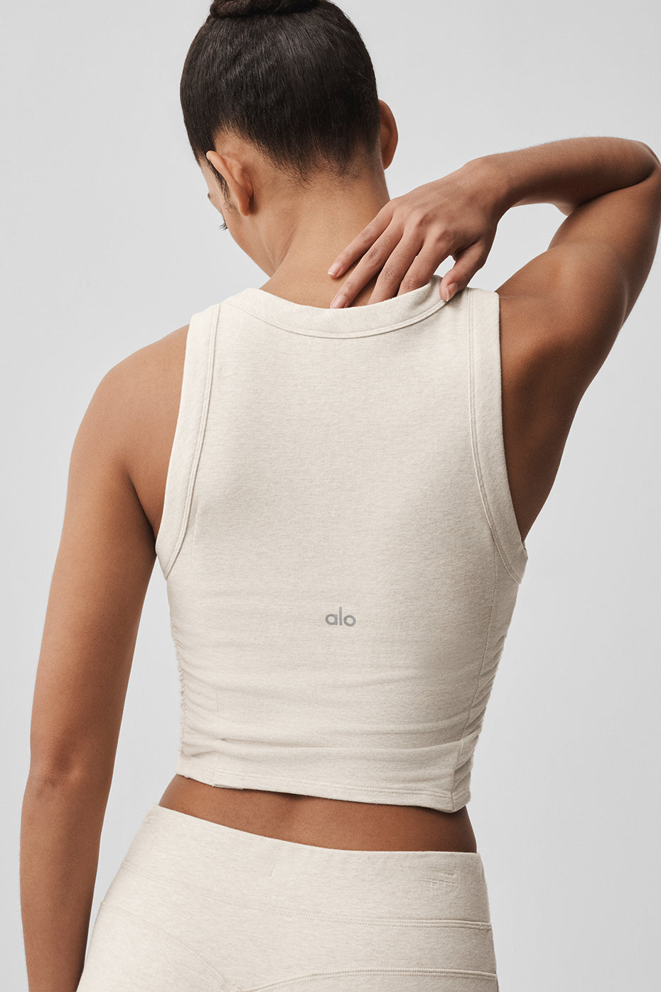 Sway Bra Tank - Oatmeal Heather — photo 2