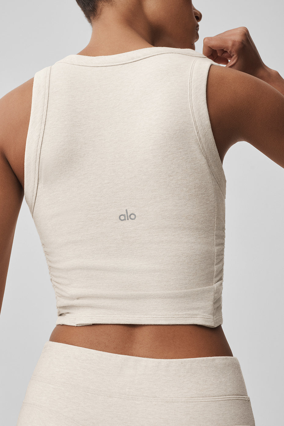 Sway Bra Tank - Oatmeal Heather — photo 6