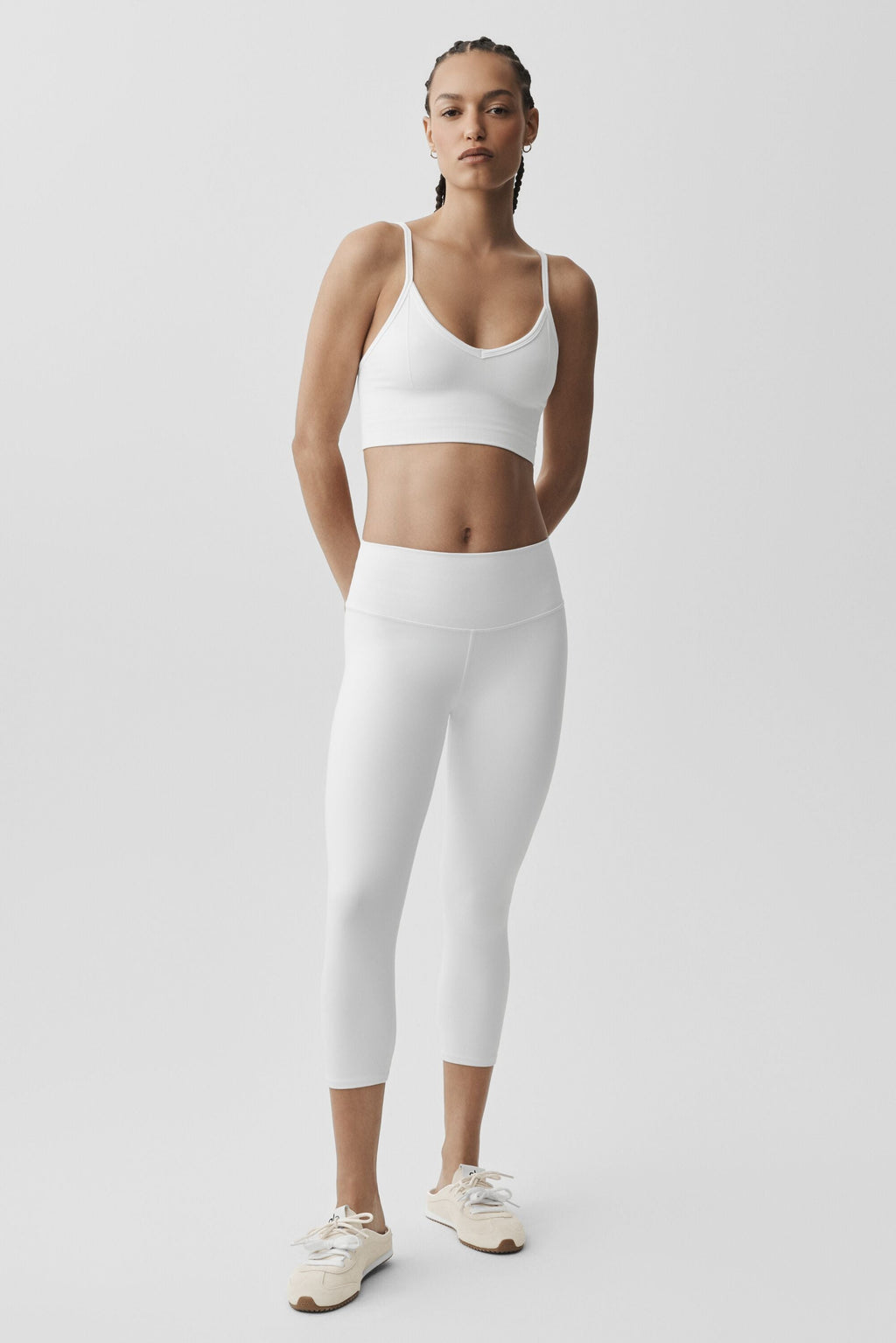 Seamless Modal Ribbed Delight Bralette - White — photo 5
