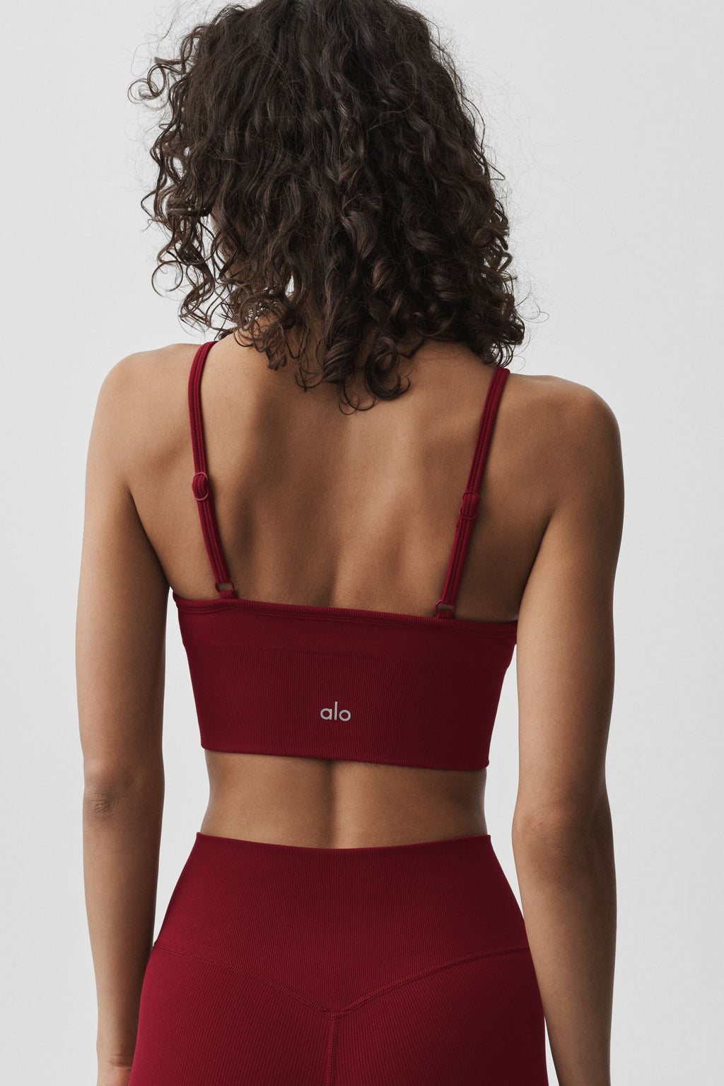 Seamless Modal Ribbed Delight Bralette - Summer Romance Red — photo 2