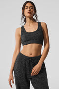 Marl Sweater Bra - Black Marl — photo 1
