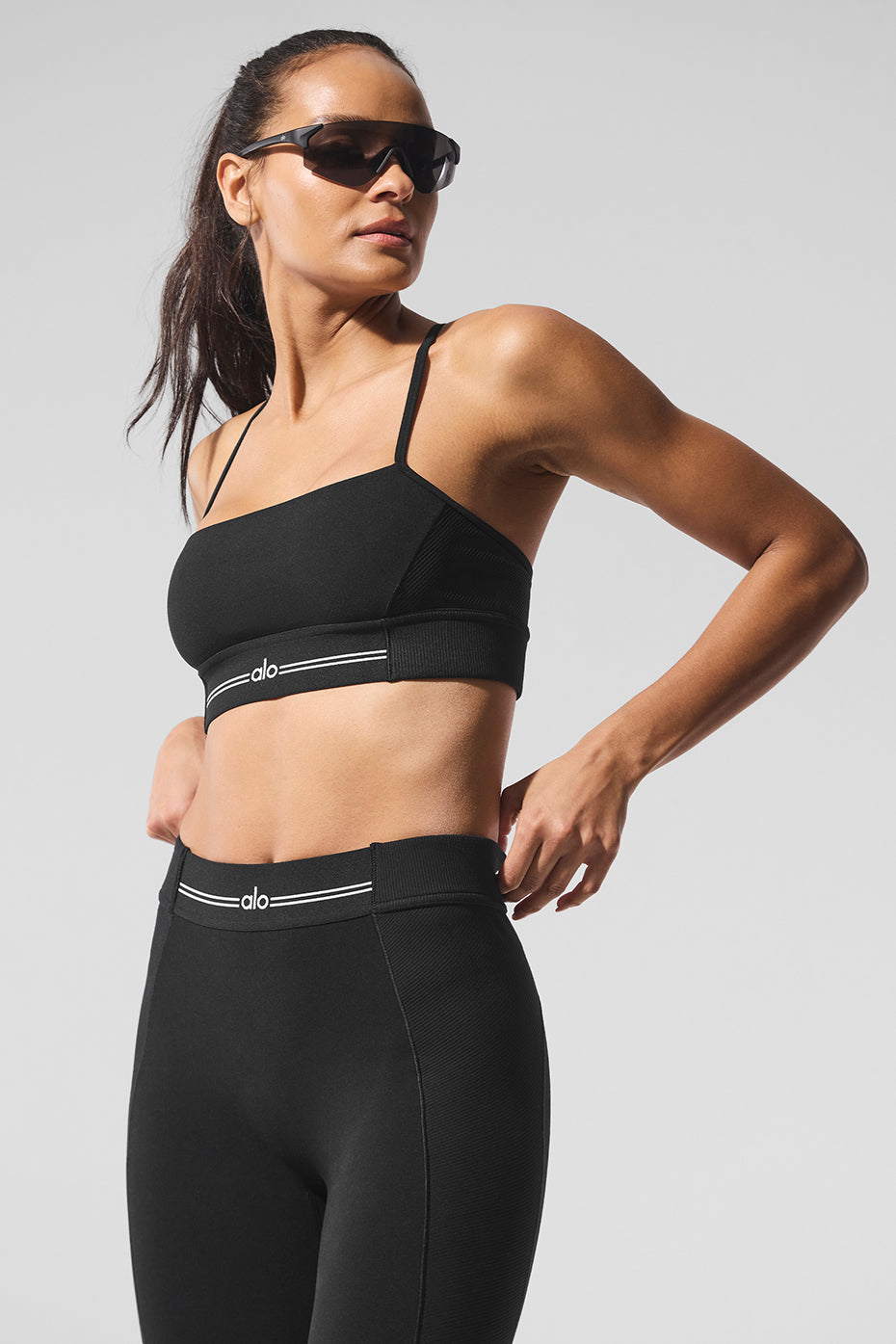 Alosoft Relay Bra - Black/White — photo 4