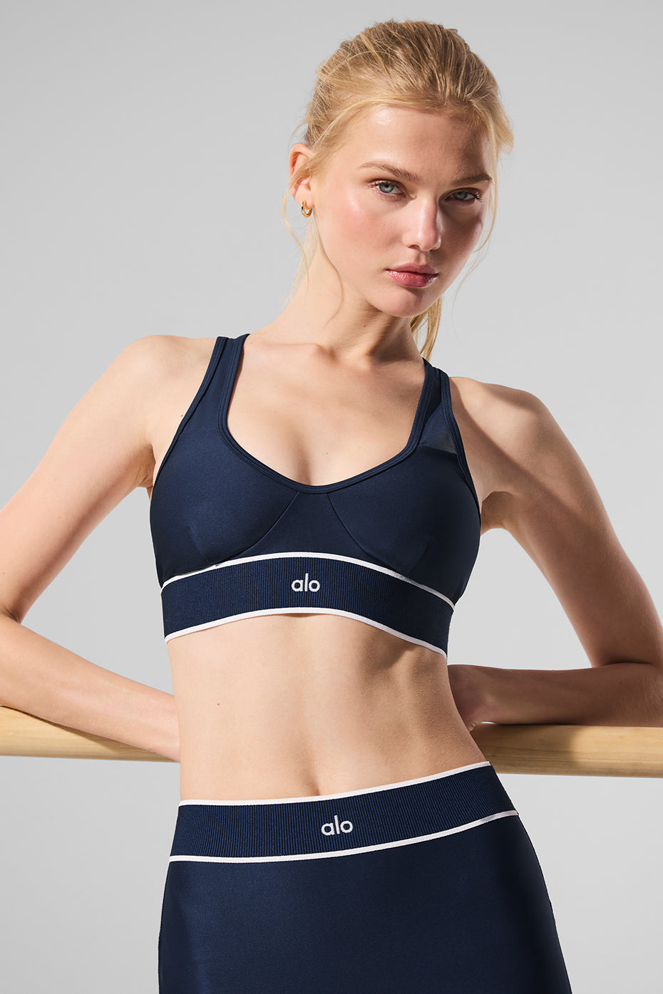 Airlift Mesh Darling Bra - Navy — photo 3