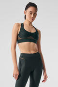 Airlift Rebel Bra - Charcoal Green — photo 1