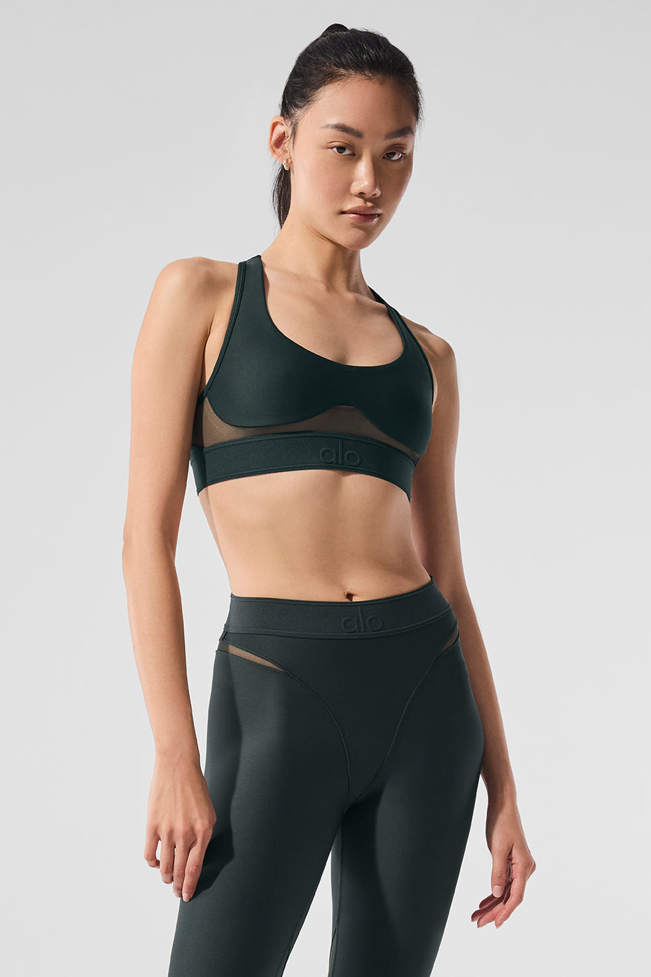Airlift Rebel Bra - Charcoal Green — photo 1