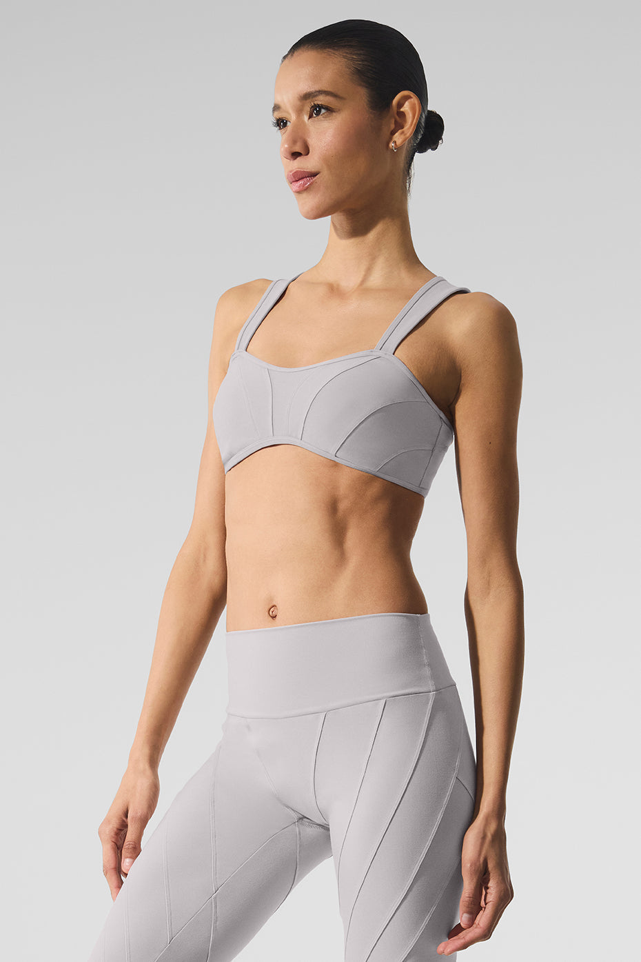 Washed Alosoft Sunray Bra - Grey Sky Wash — photo 1