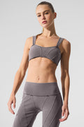 Washed Alosoft Sunray Bra - Cool Grey Wash — photo 1