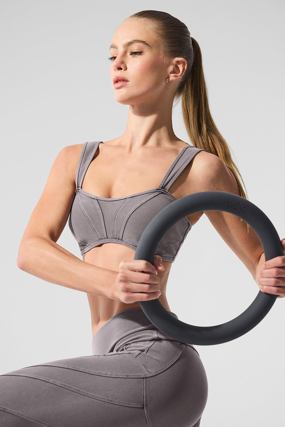 Washed Alosoft Sunray Bra - Cool Grey Wash — photo 4