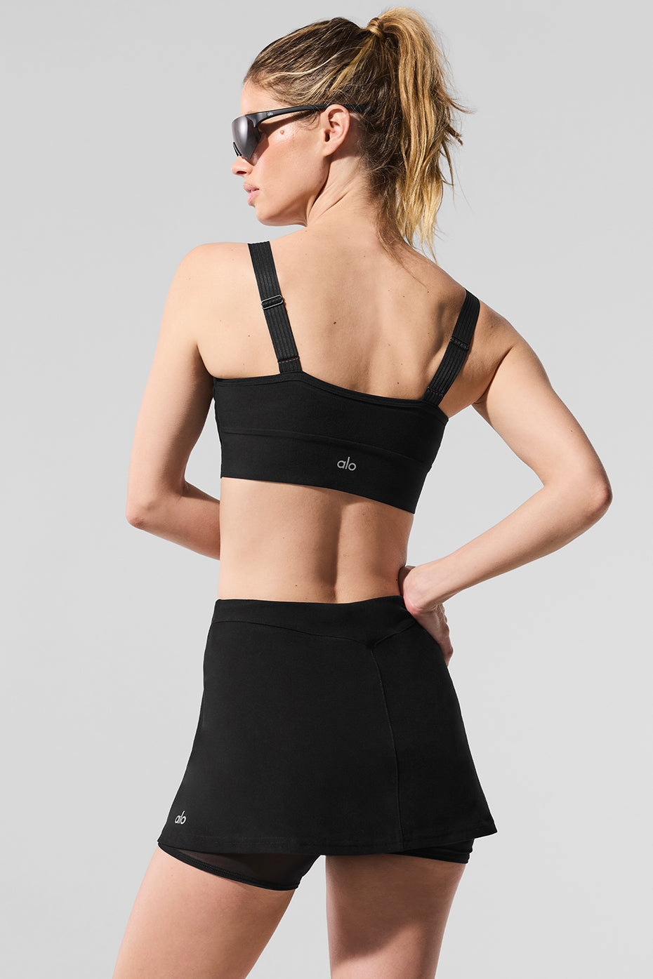 Alosoft Serve It Up Bra - Black — photo 6