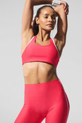 Airlift Super Sleek Contrast Bra - Candy Red/White — photo 3