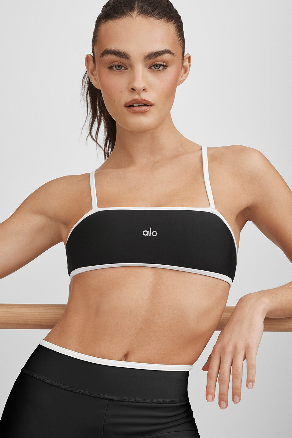 Airlift Charger Bra - Black/White — photo 1