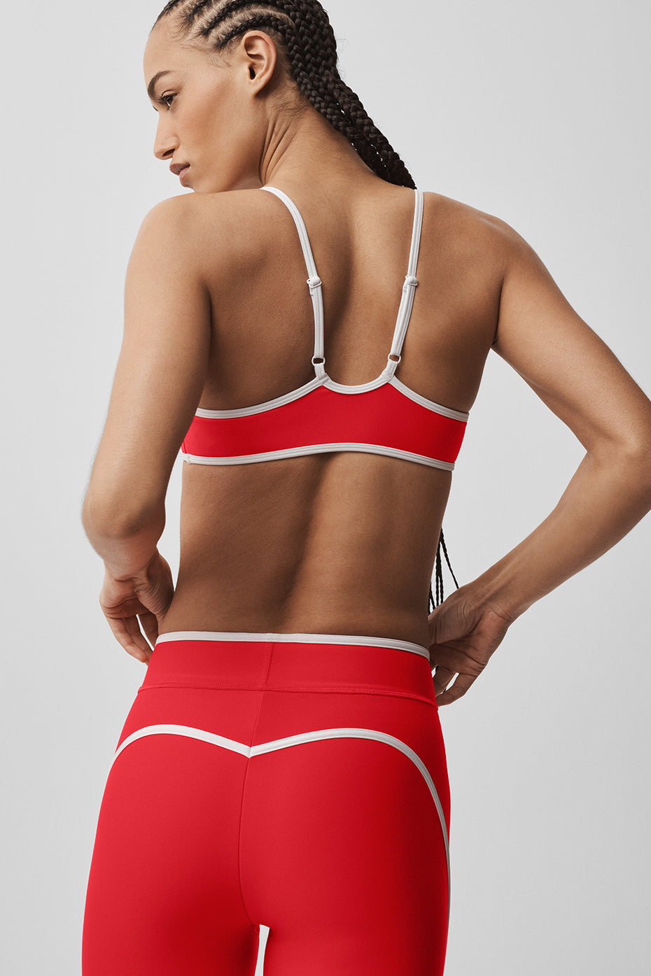 Airlift Charger Bra - Bright Red/White — photo 4