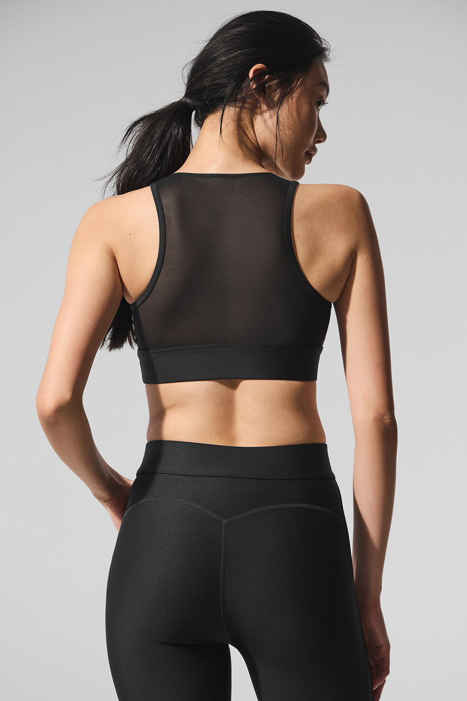 Airlift Mesh Just Right Bra - Black — photo 3