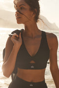 Airlift Mesh Just Right Bra - Black — photo 1