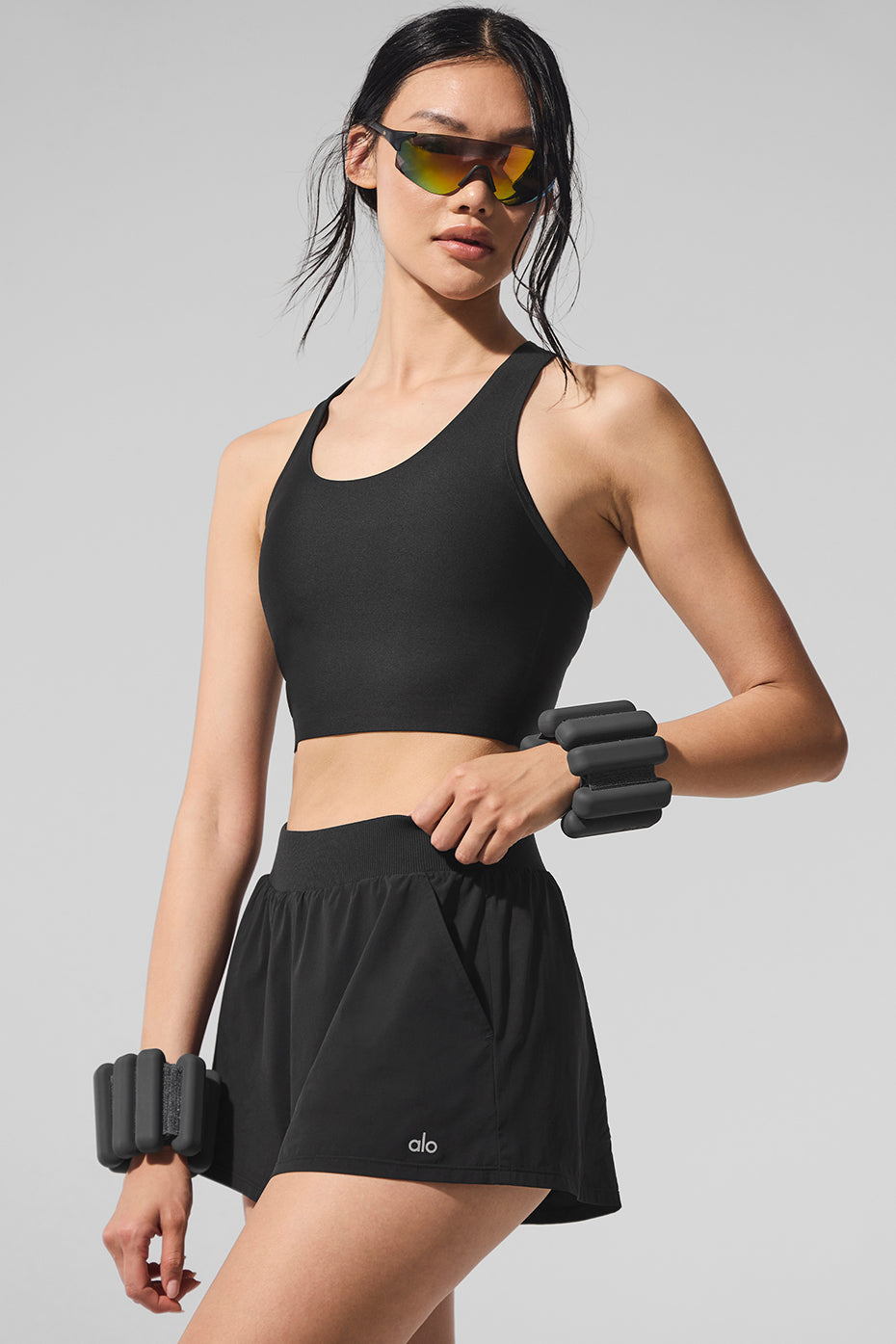 Airlift Super Sleek Bra Tank - Black — photo 3