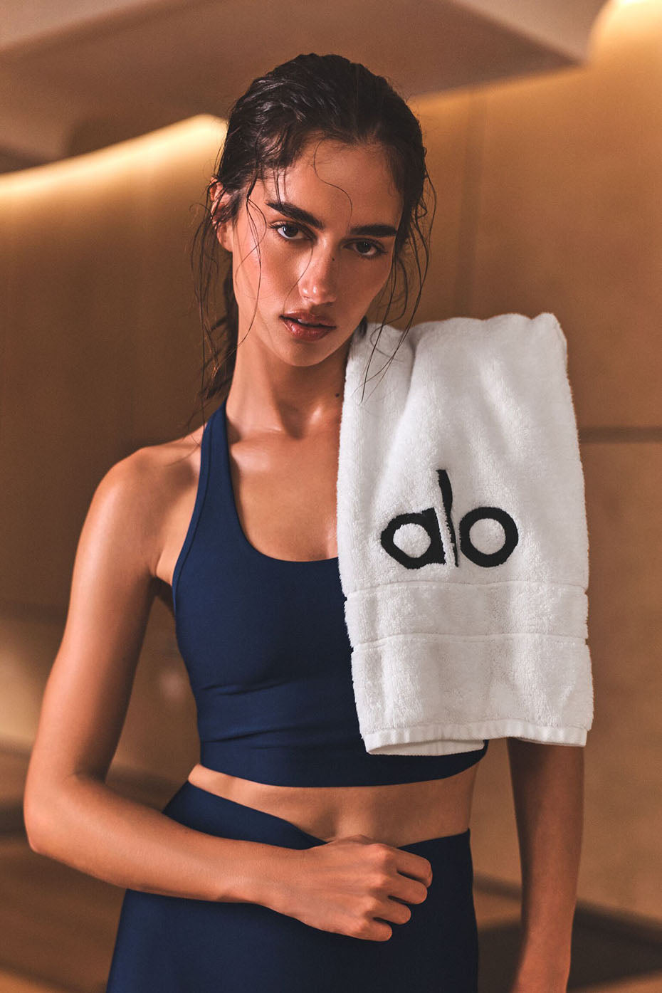 Airlift Super Sleek Bra Tank - Navy — photo 1