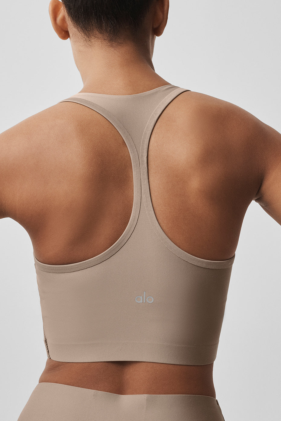 Airlift Super Sleek Bra Tank - Gravel — photo 5