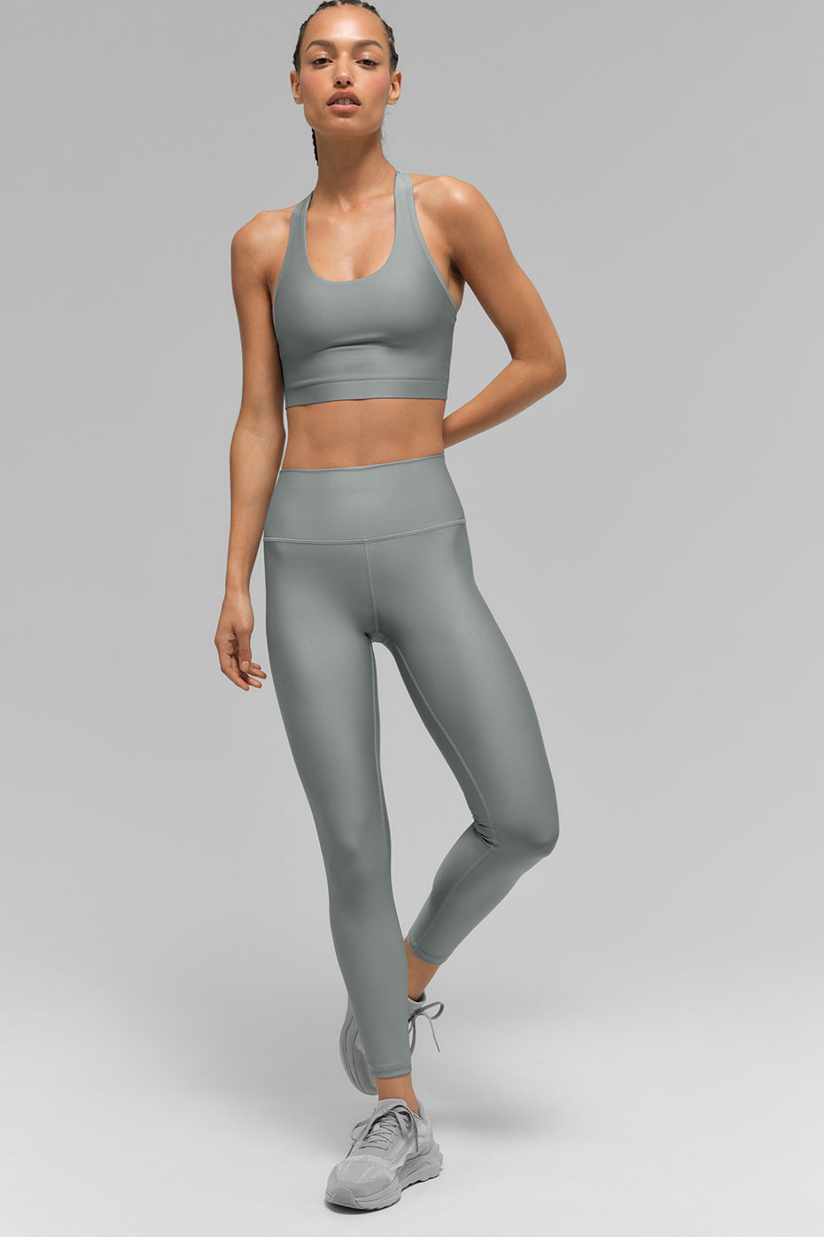 Airlift Super Sleek Bra Tank - Lunar Grey — photo 6