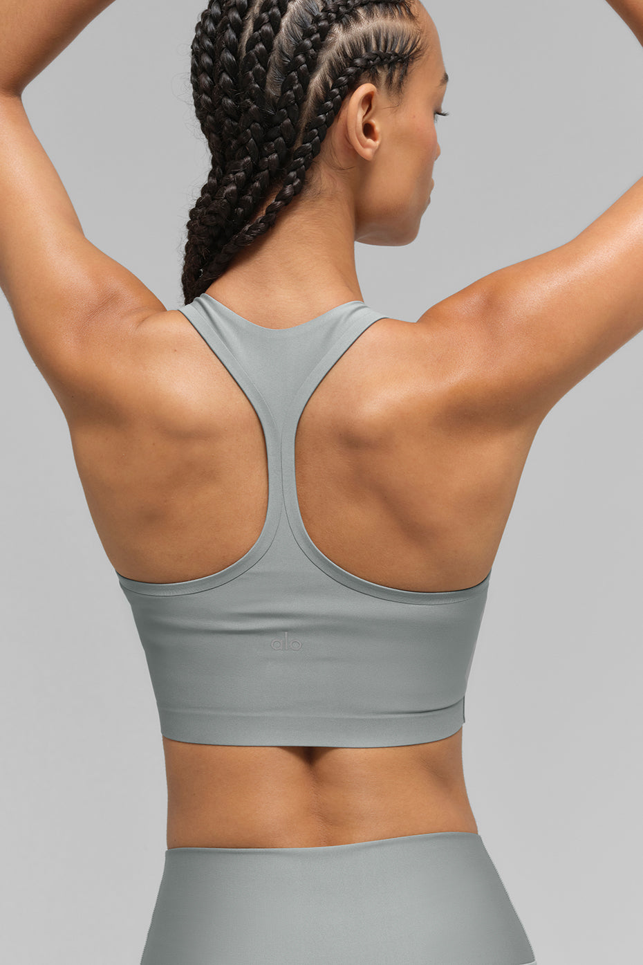 Airlift Super Sleek Bra Tank - Lunar Grey — photo 2