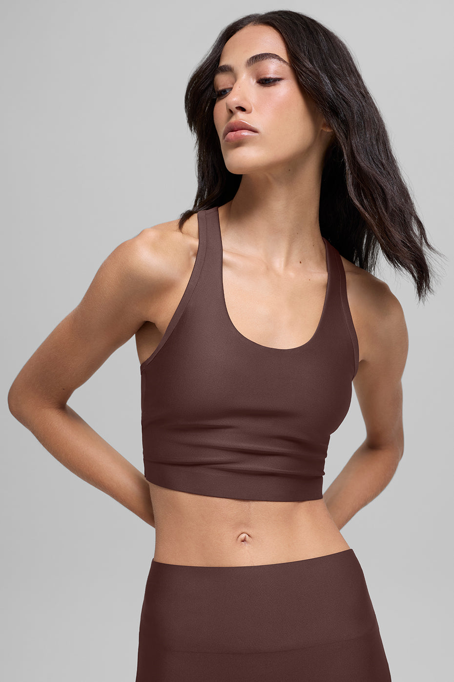 Airlift Super Sleek Bra Tank - Brownstone — photo 2