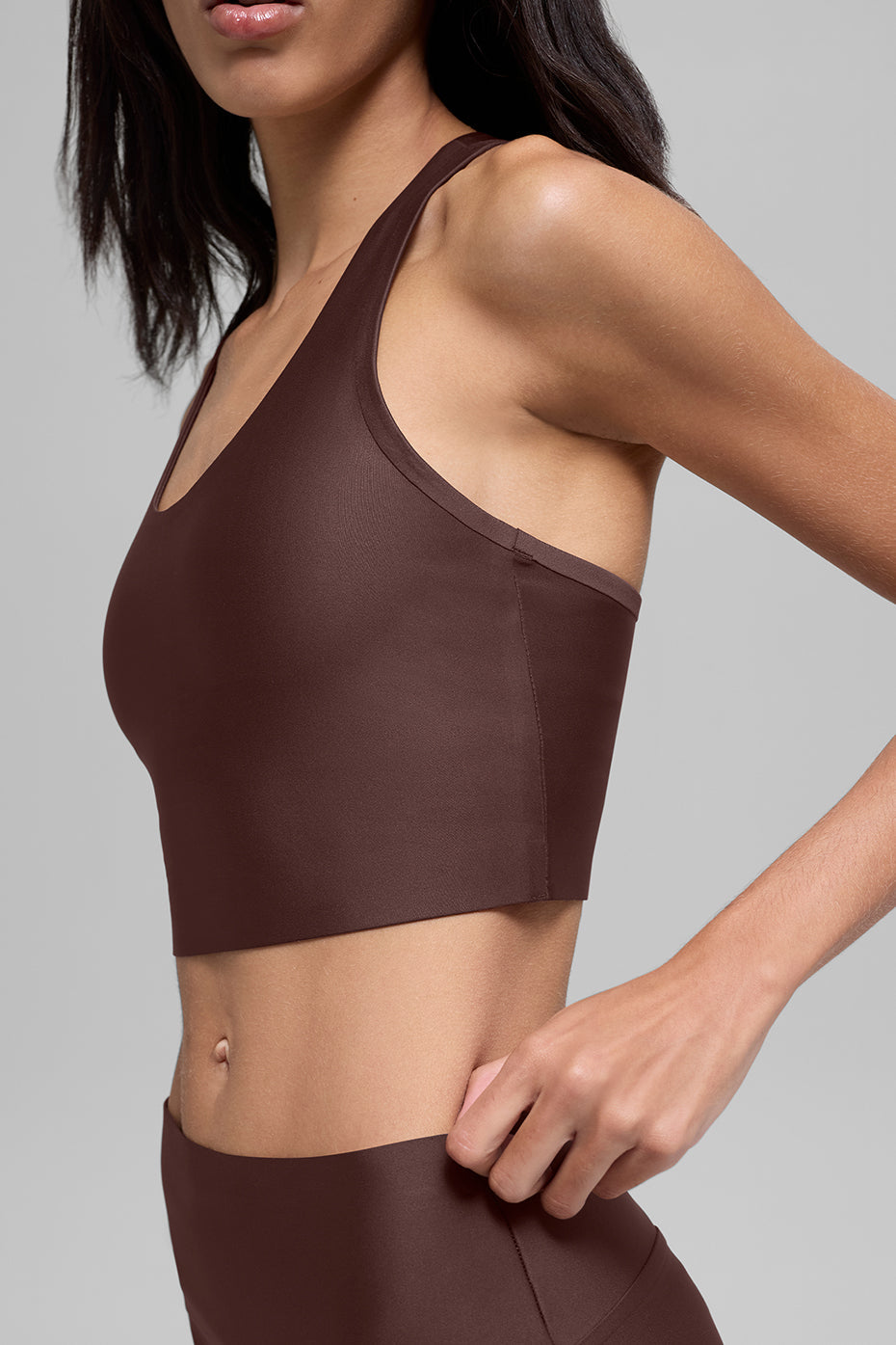 Airlift Super Sleek Bra Tank - Brownstone — photo 4