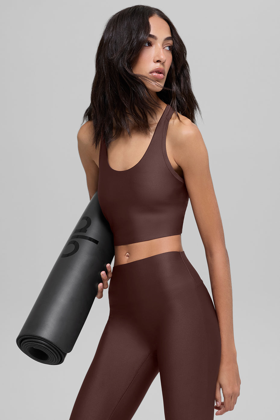 Airlift Super Sleek Bra Tank - Brownstone — photo 5