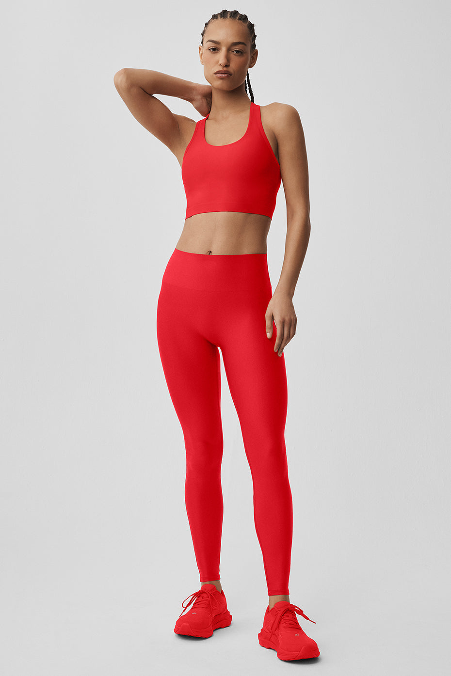 Airlift Super Sleek Bra Tank - Bright Red — photo 4