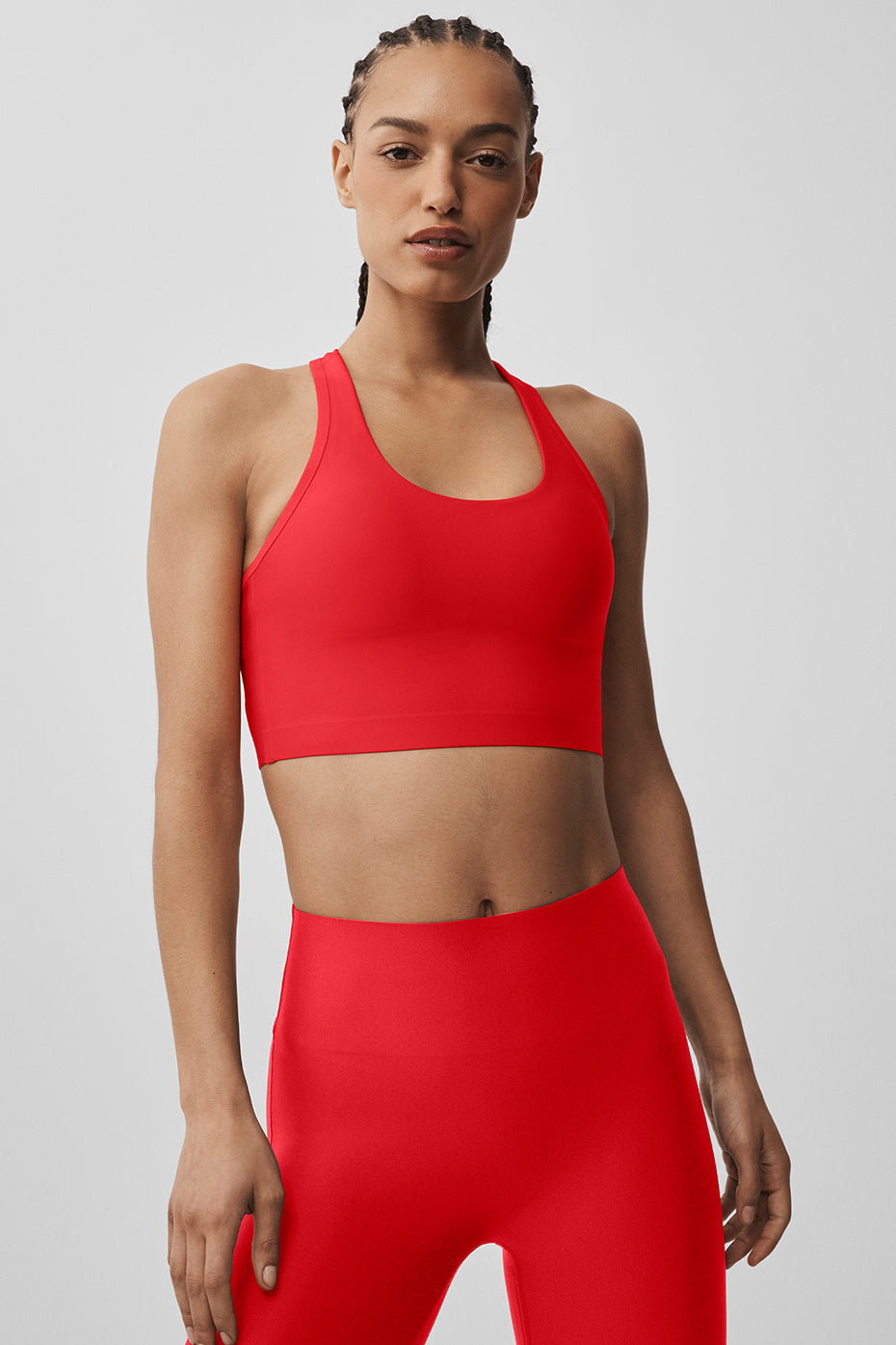 Airlift Super Sleek Bra Tank - Bright Red — photo 1