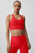 Airlift Super Sleek Bra Tank - Bright Red — photo 1