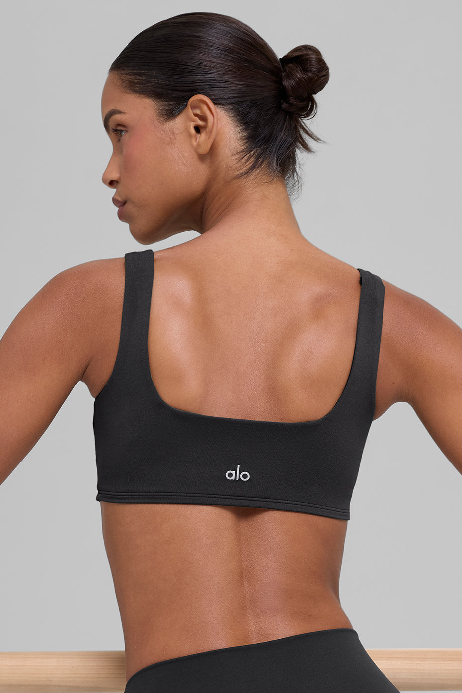 ALO Softsculpt Precision Bra - Black — photo 4