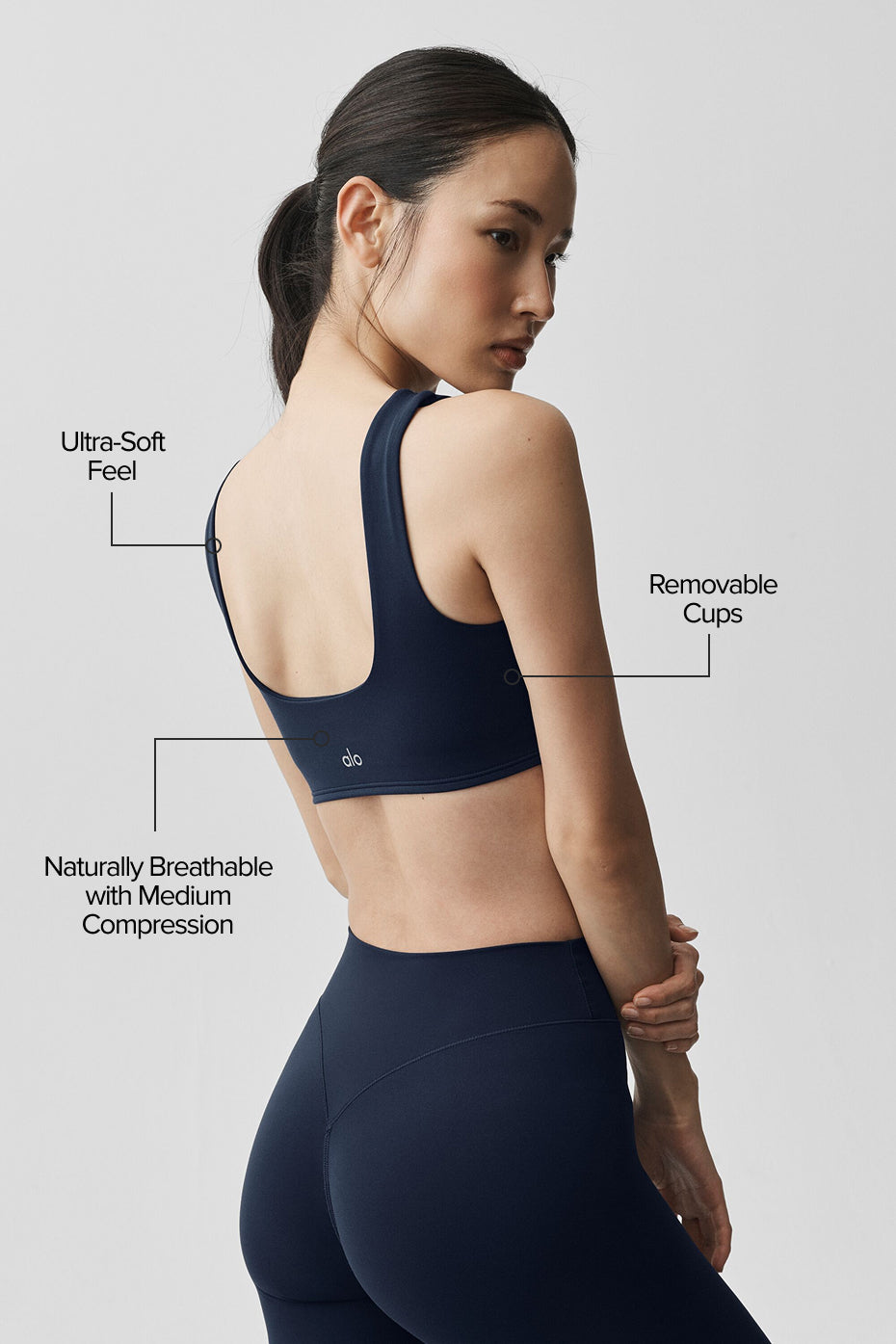 ALO Softsculpt Precision Bra - Navy — photo 2