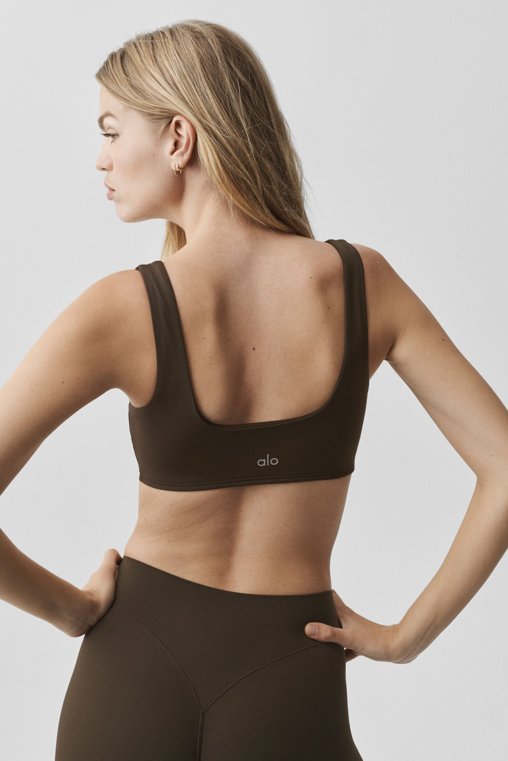 ALO Softsculpt Precision Bra - Espresso — photo 3