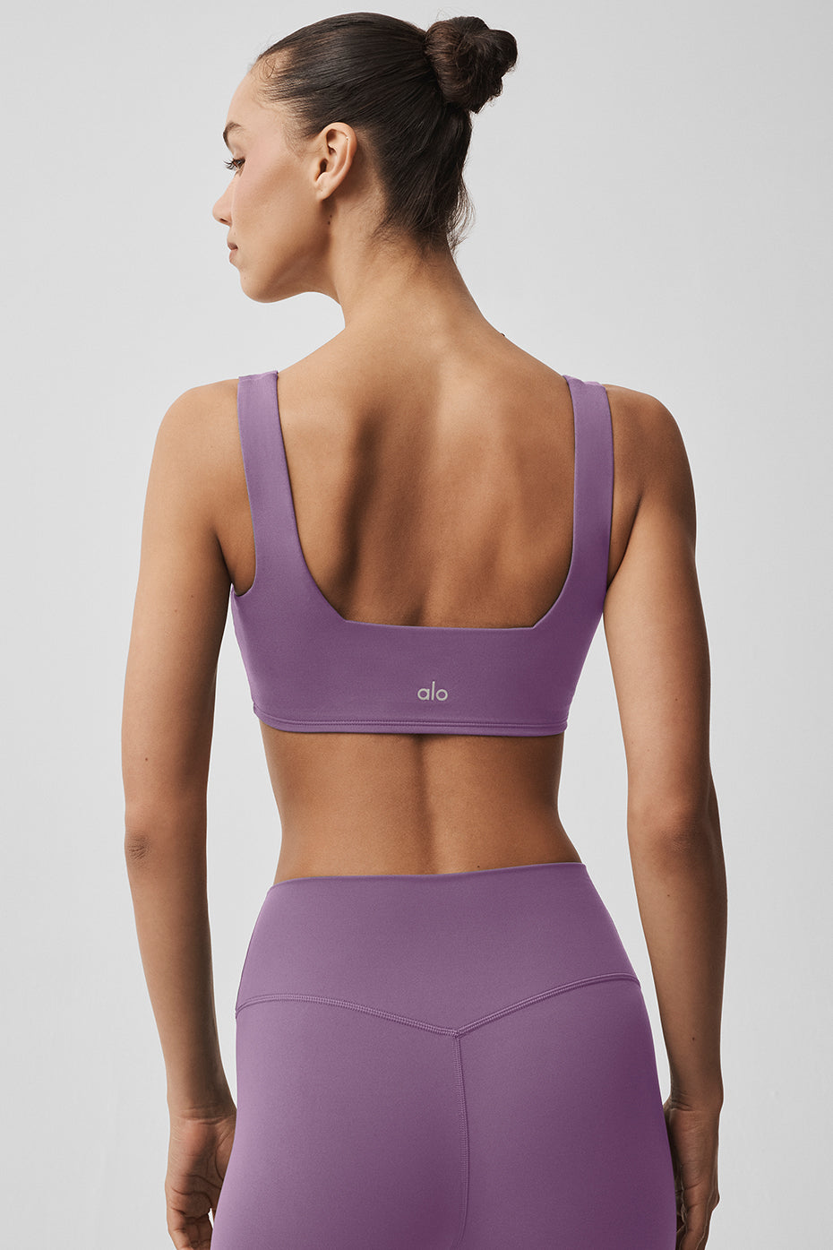 ALO Softsculpt Precision Bra - Plum Kiss — photo 2