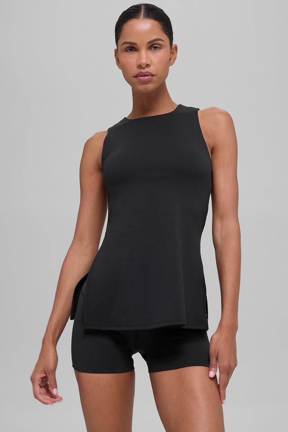 ALO Softsculpt Precision Full Length Bra Tank - Black — photo 1
