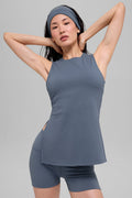 ALO Softsculpt Precision Full Length Bra Tank - Bluestone — photo 1