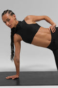 Airlift Light Speed Hooded Bra - Black — photo 3
